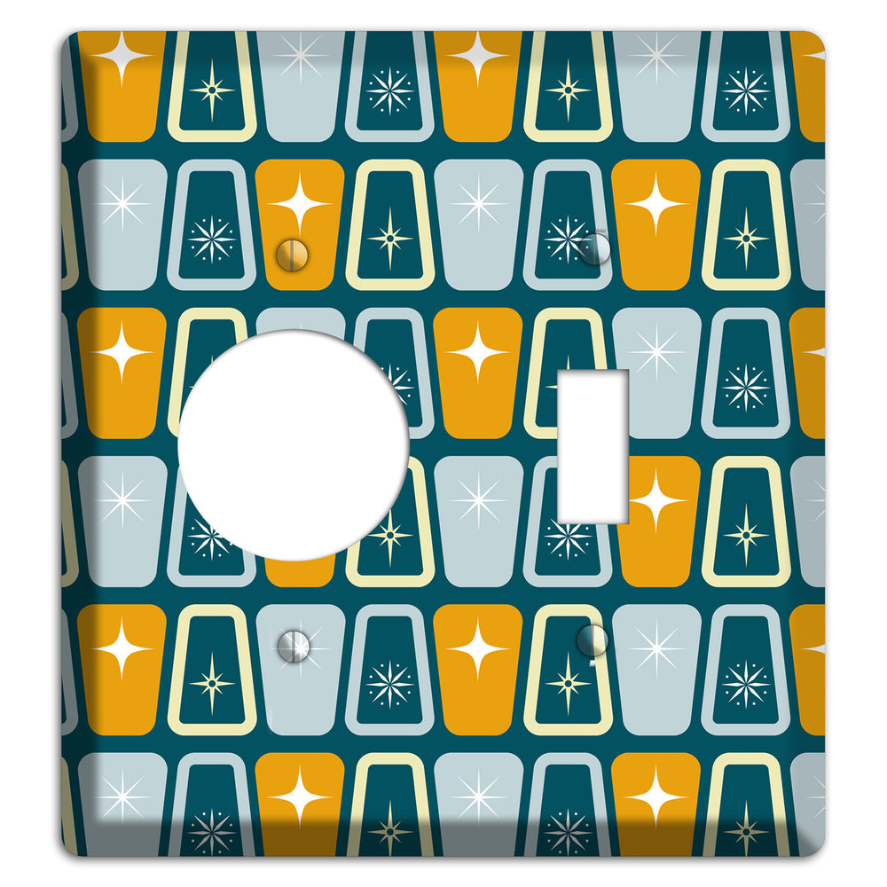 Mustard Shaker Receptacle / Toggle Wallplate