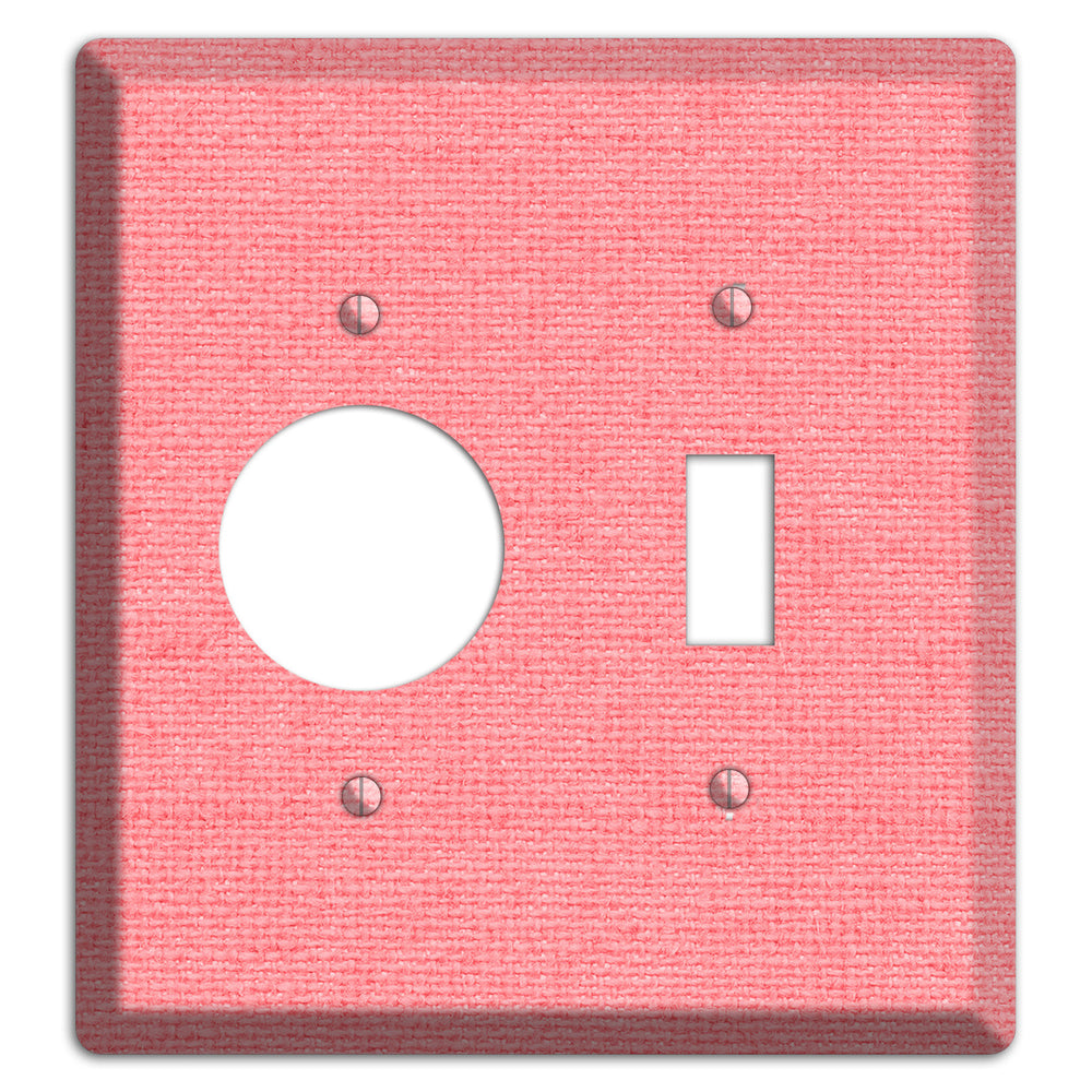 Sweet Pink Soft Coral Receptacle / Toggle Wallplate