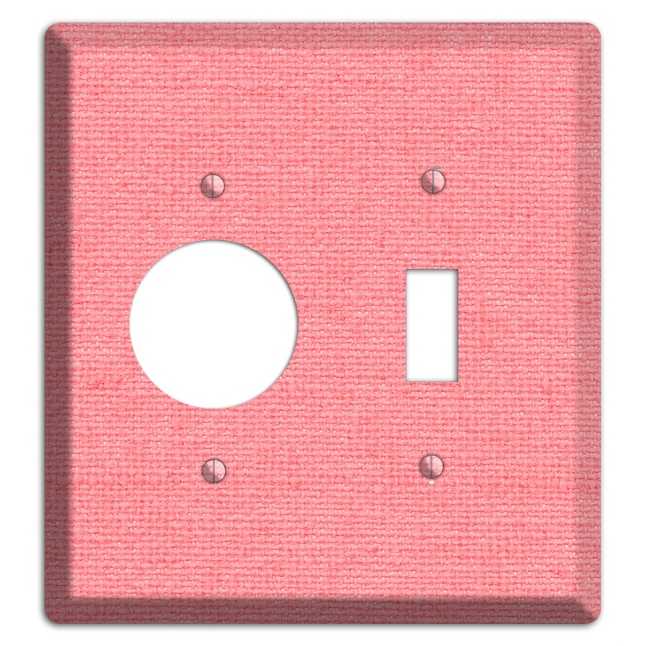 Sweet Pink Soft Coral Receptacle / Toggle Wallplate