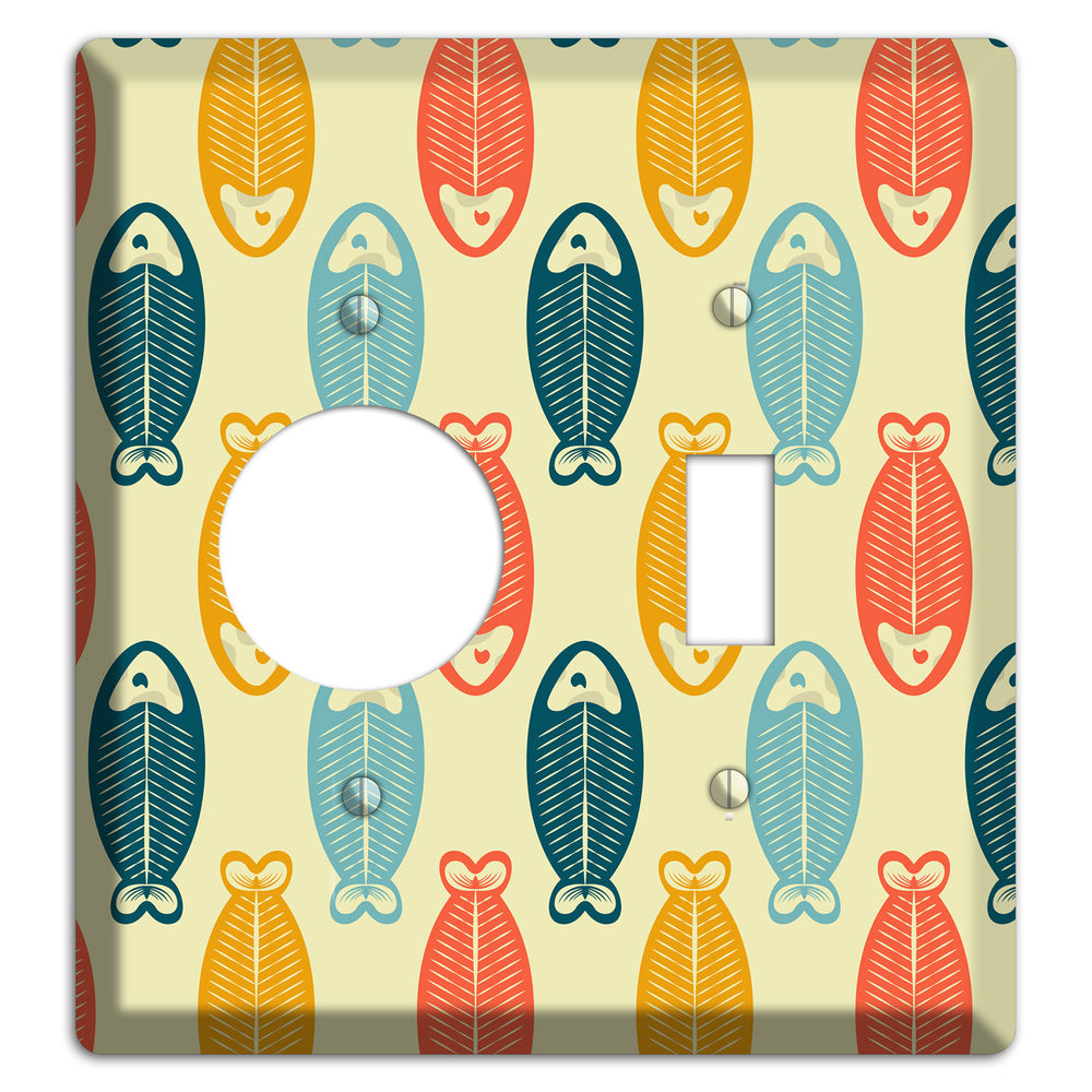 Fish Receptacle / Toggle Wallplate
