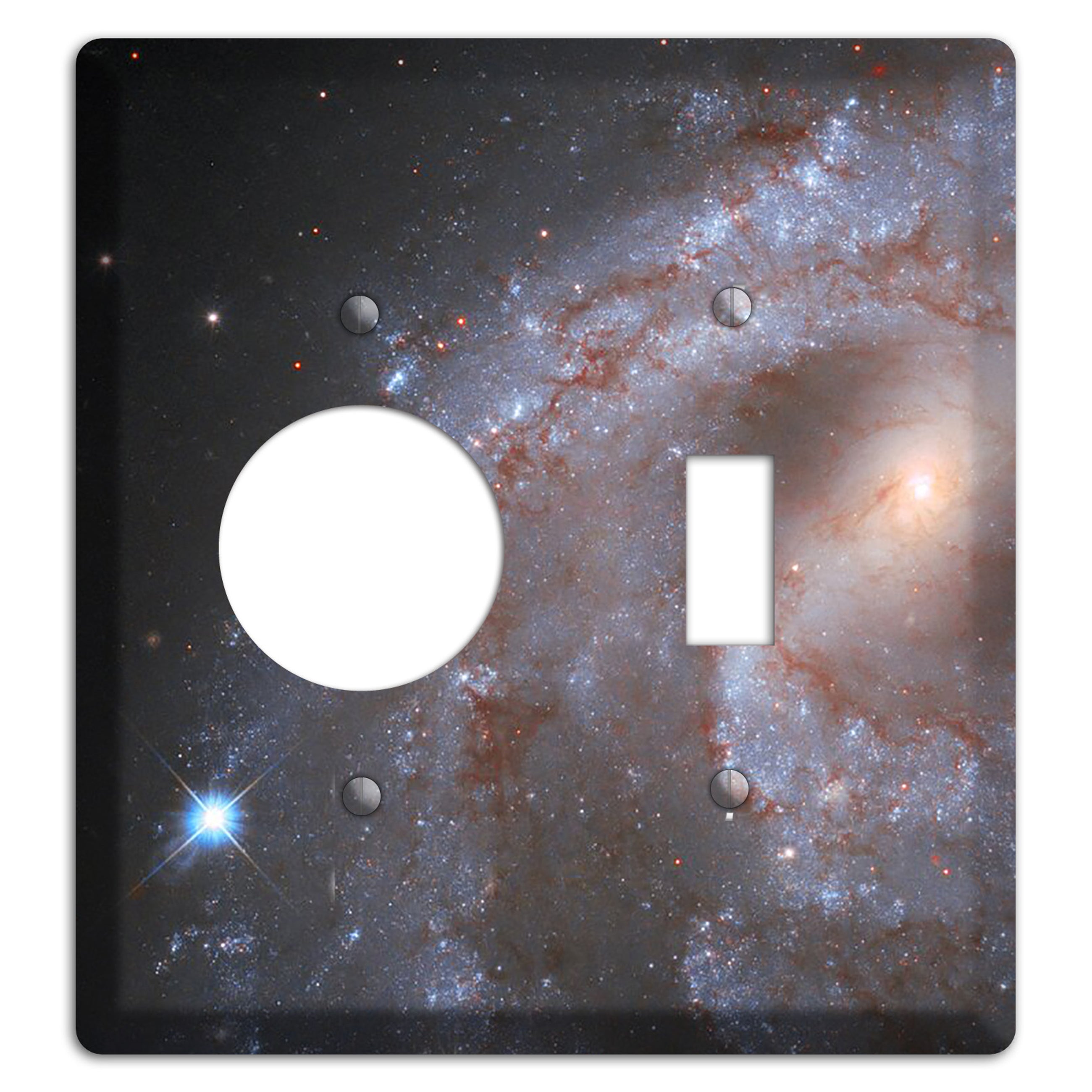Galaxy NGC 2525 Receptacle / Toggle Wallplate