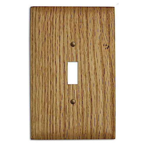 Red Oak Wood Cover Plates:Wallplates.com