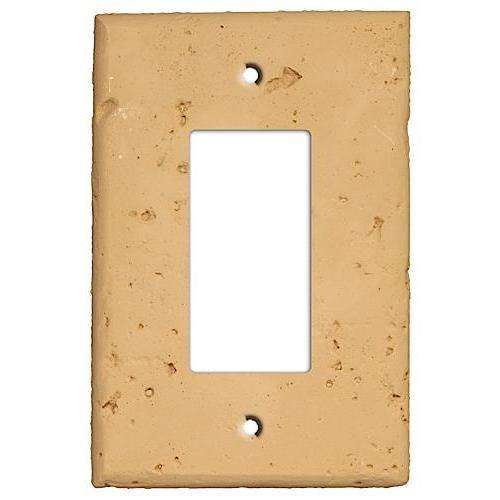 Caramel Stone Single Rocker Cover Plate