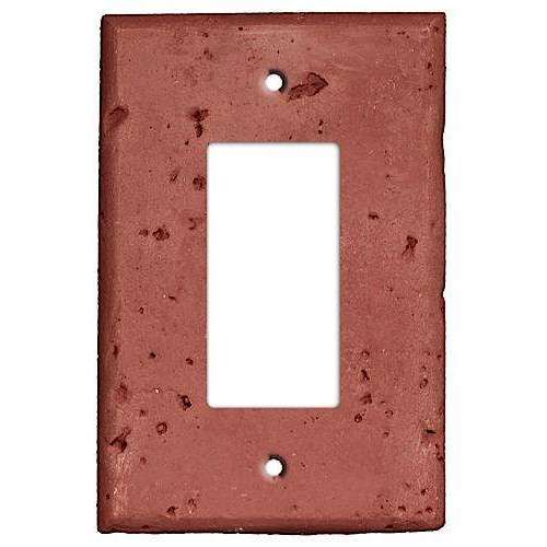 Brick Stone Single Rocker Cover Plate