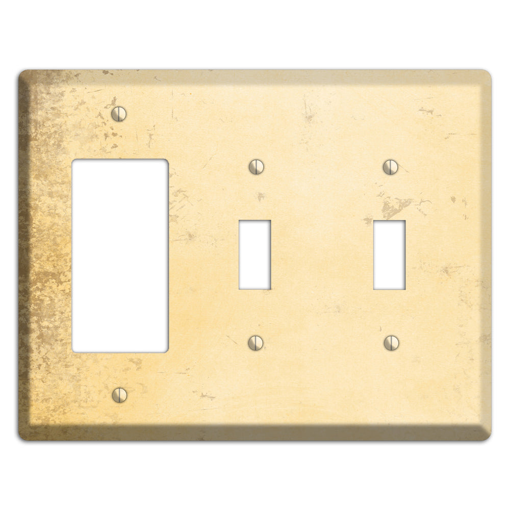 Astra Vintage Grunge Rocker / 2 Toggle Wallplate