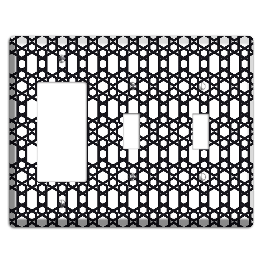 Moroccan 9 Rocker / 2 Toggle Wallplate