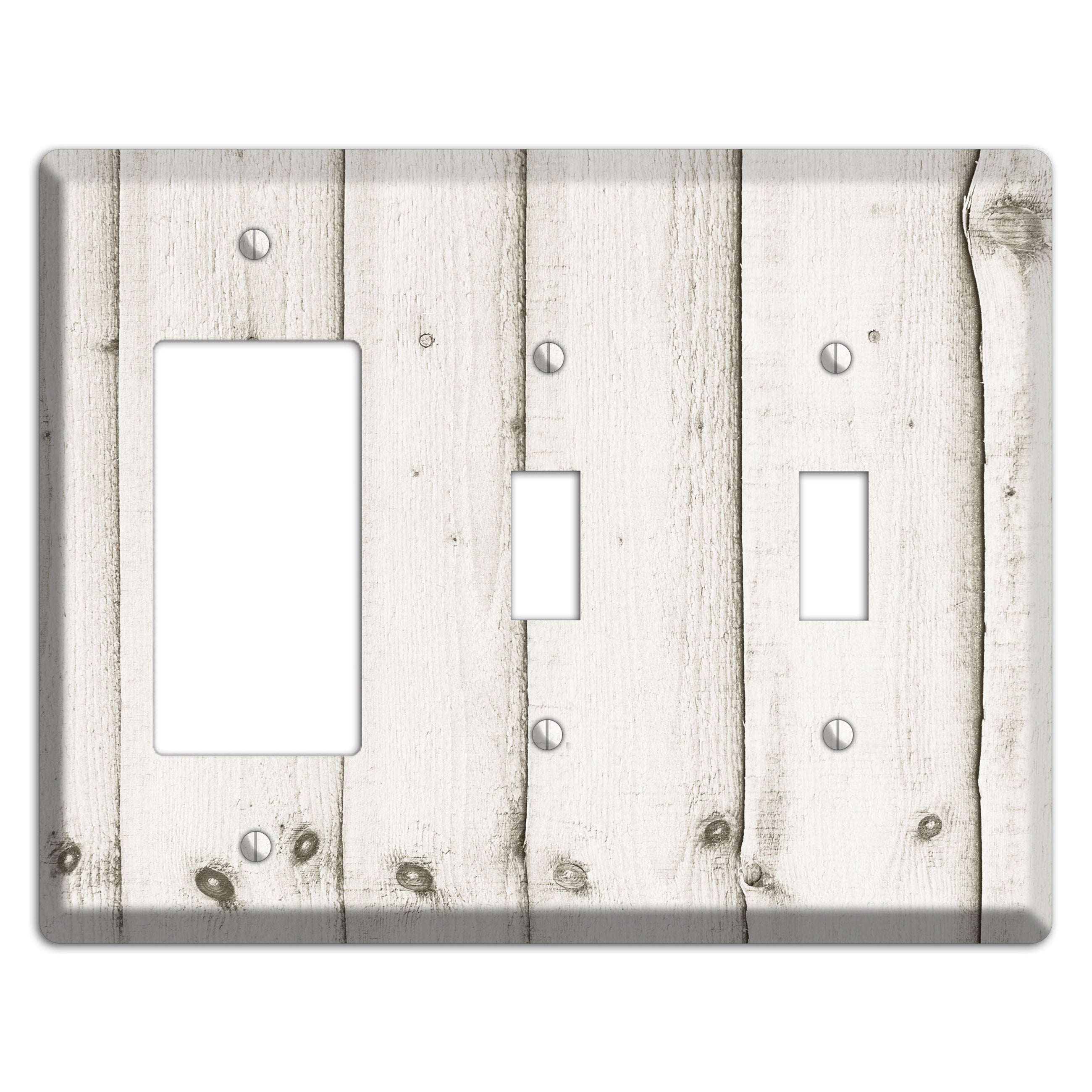 Swirl Antique Rocker / 2 Toggle Wallplate