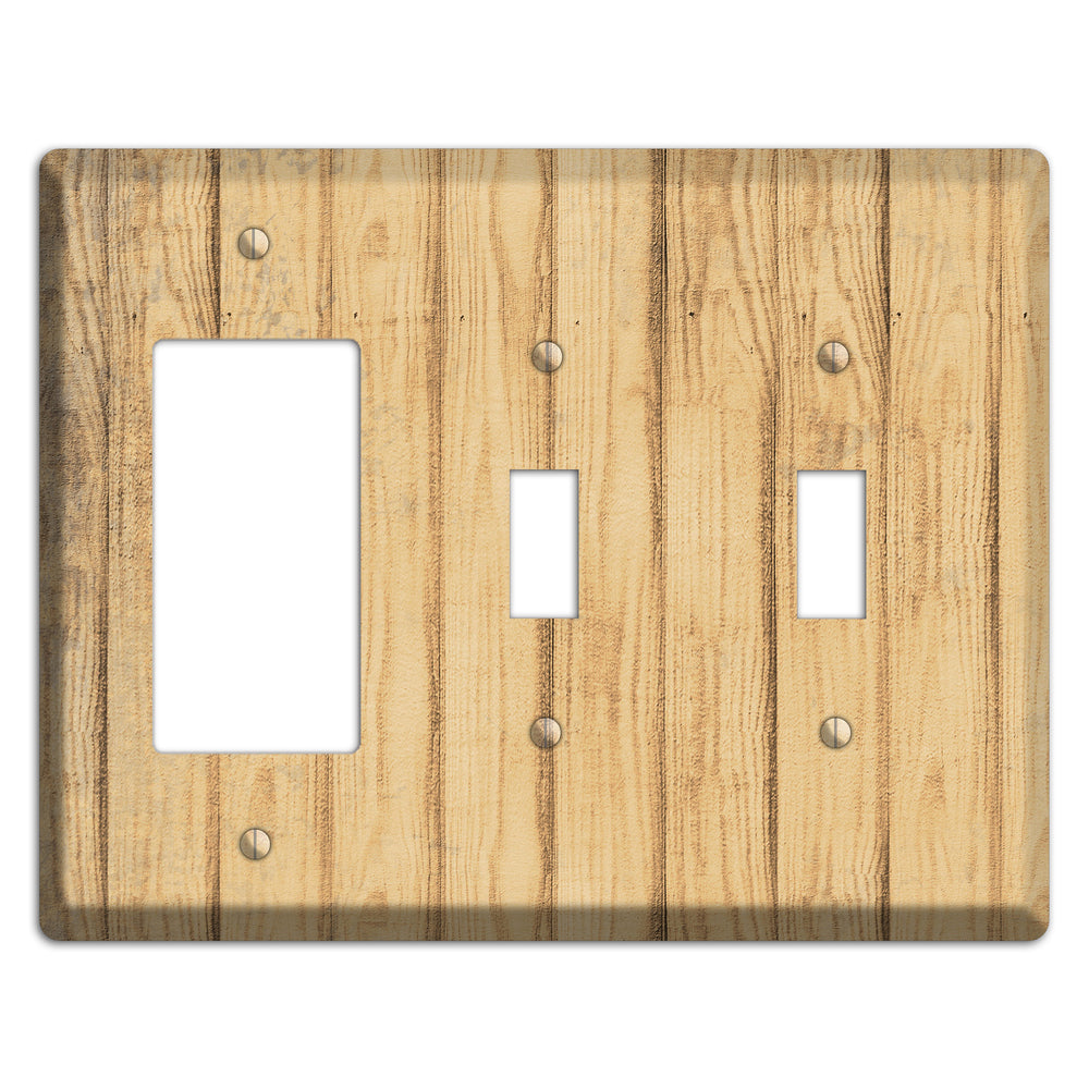 Twine Weathered Wood Rocker / 2 Toggle Wallplate