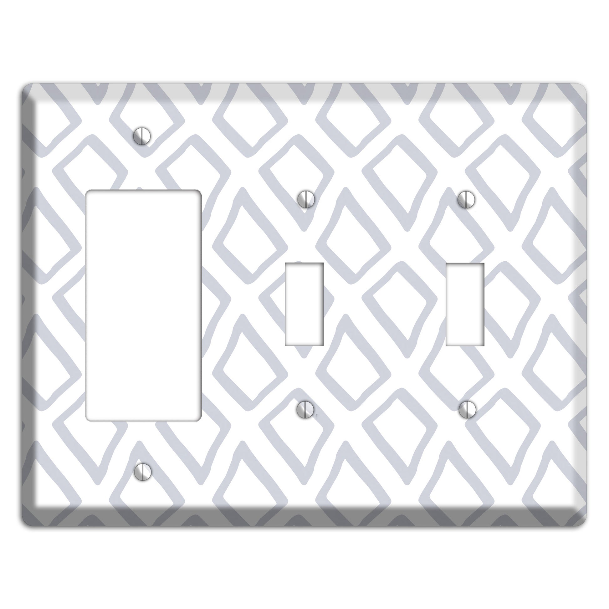 Abstract 29 Rocker / 2 Toggle Wallplate
