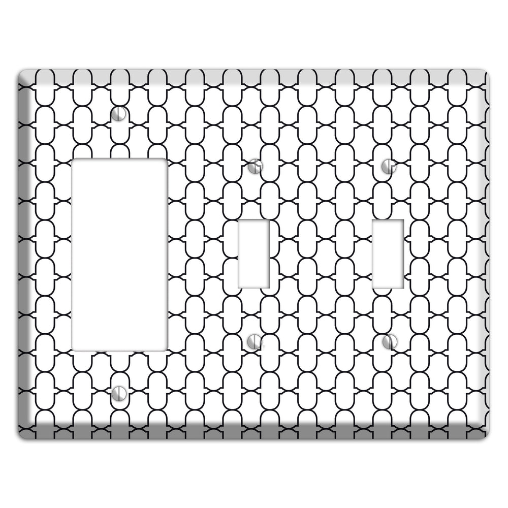 Moroccan 13 Rocker / 2 Toggle Wallplate
