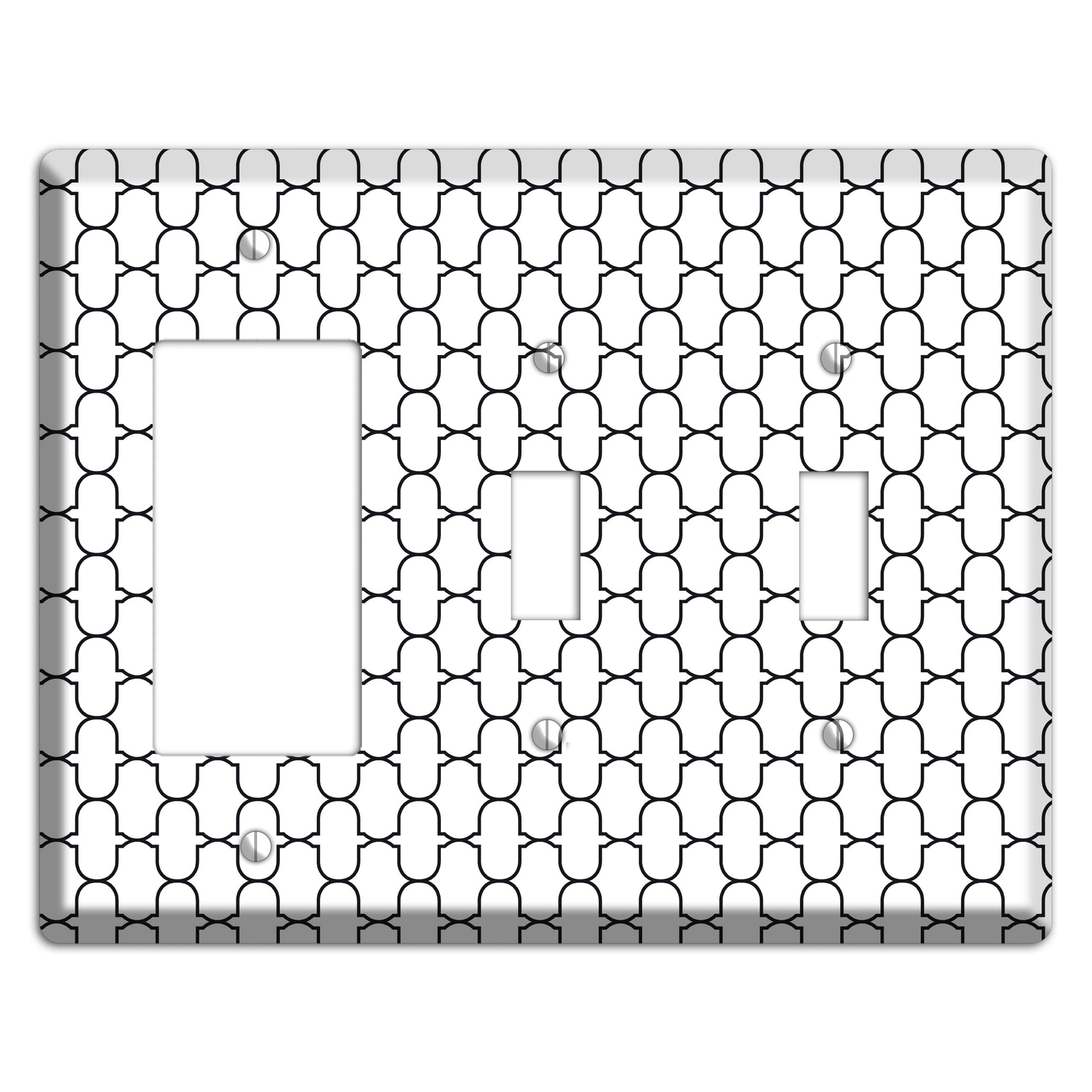 Moroccan 13 Rocker / 2 Toggle Wallplate