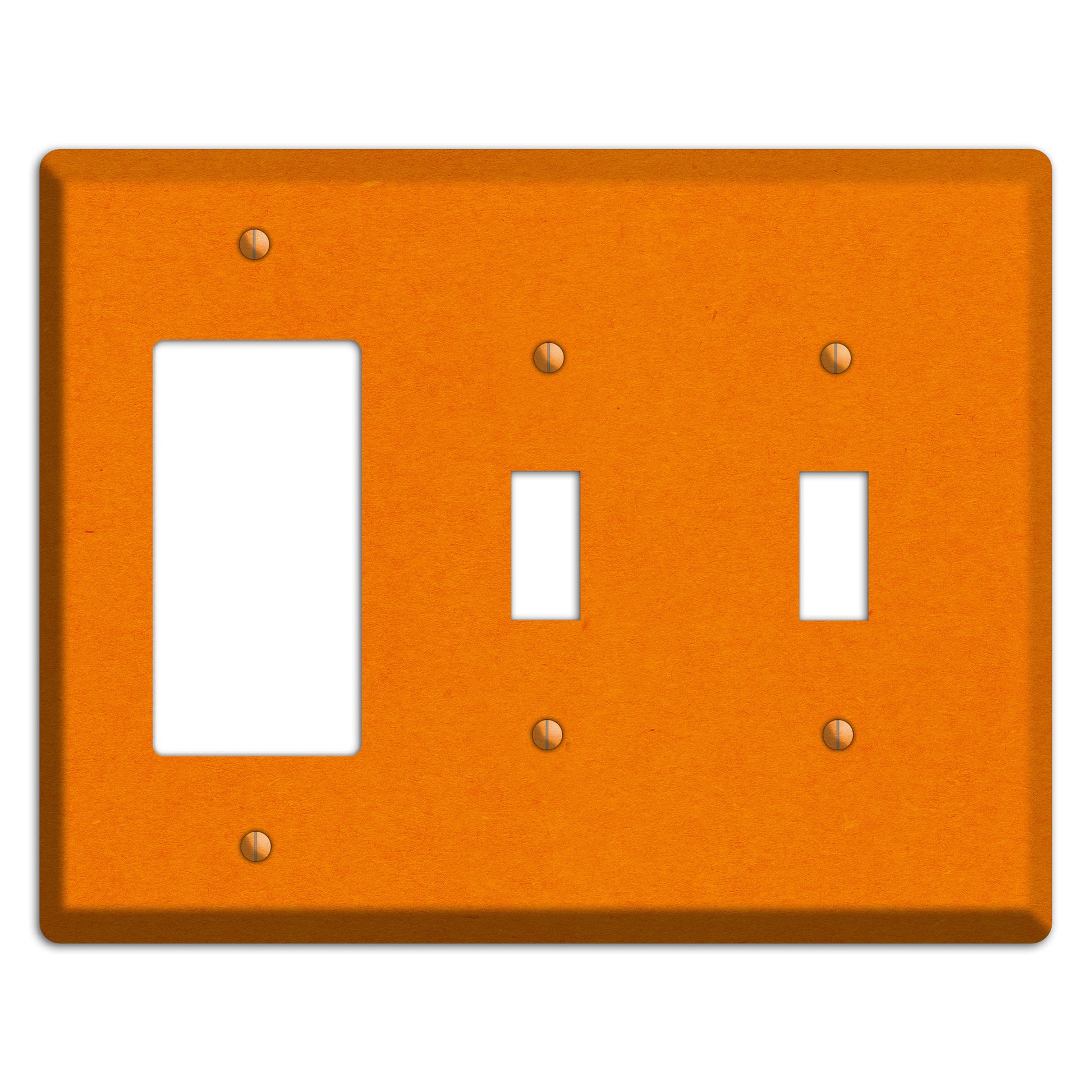Mango Tango Kraft Rocker / 2 Toggle Wallplate