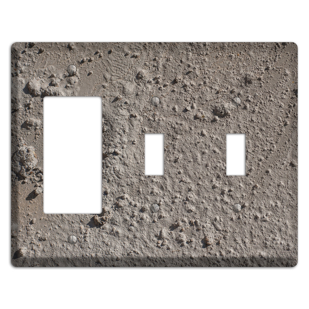 Plaster 2 Rocker / 2 Toggle Wallplate