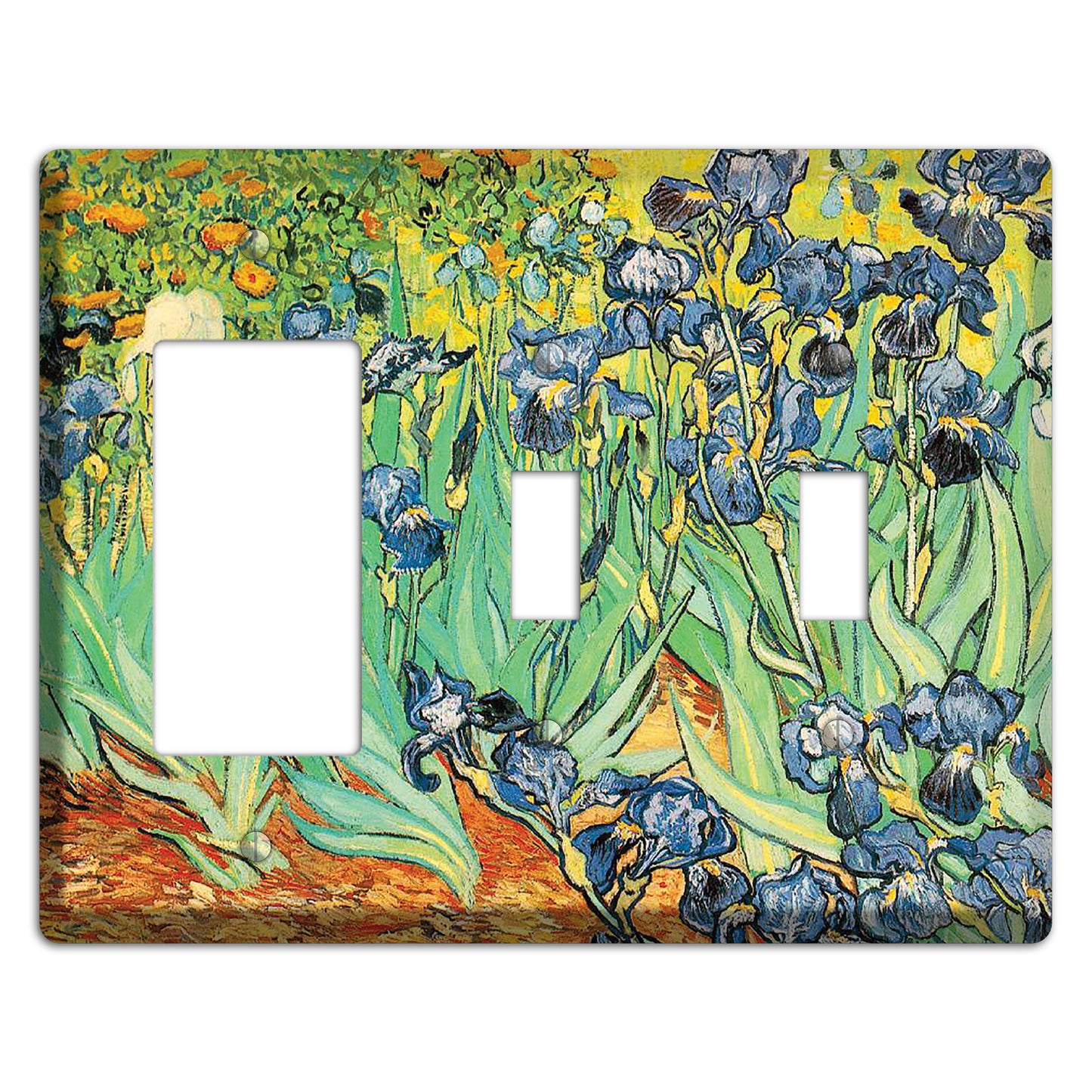 Vincent Van Gogh 1 Rocker / 2 Toggle Wallplate