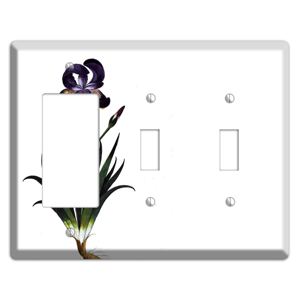 Carnation Rocker / 2 Toggle Wallplate