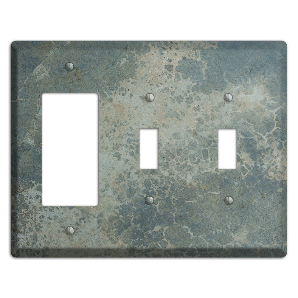 Old Concrete 9 Rocker / 2 Toggle Wallplate