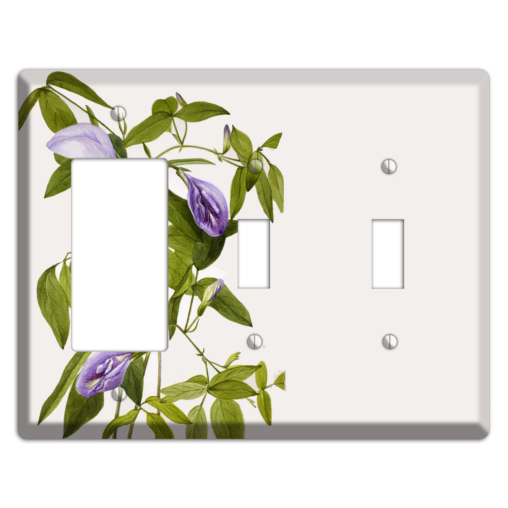 Clitoria Mariana Rocker / 2 Toggle Wallplate