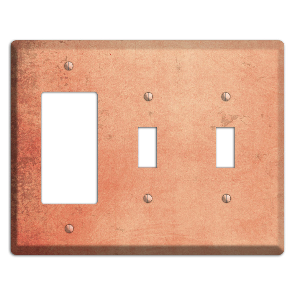 Tonys pink Vintage Grunge Rocker / 2 Toggle Wallplate