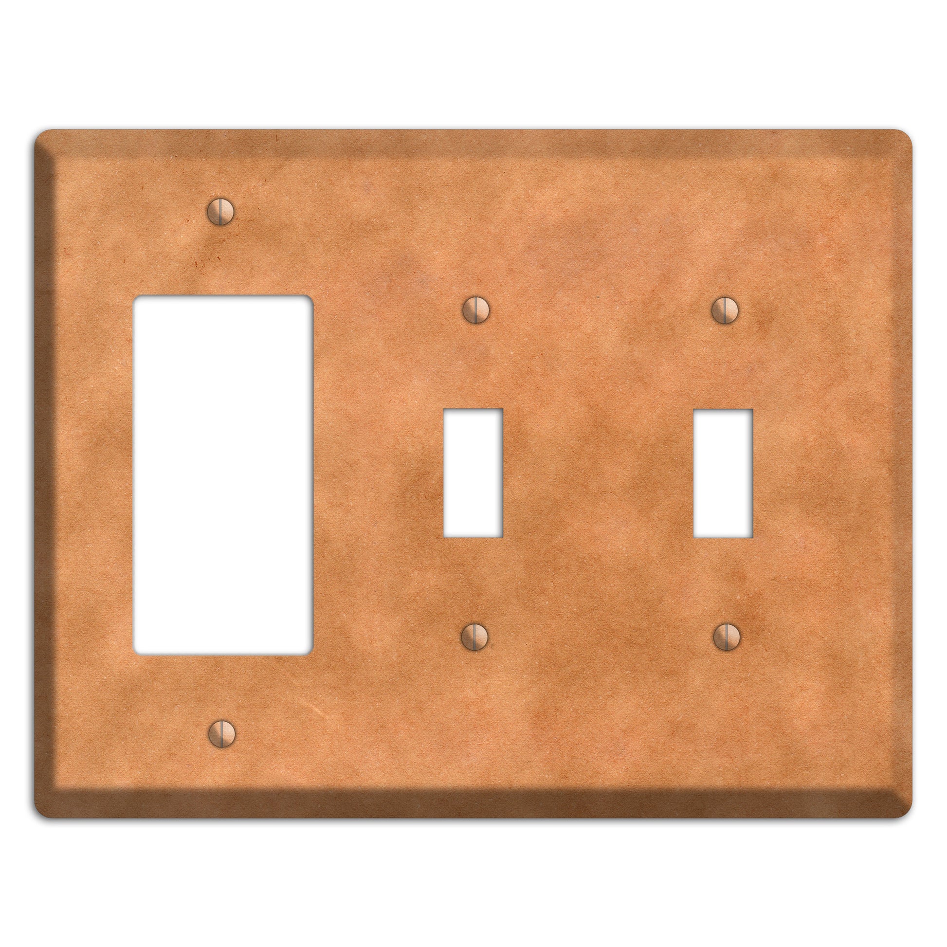 Aged Paper 8 Rocker / 2 Toggle Wallplate