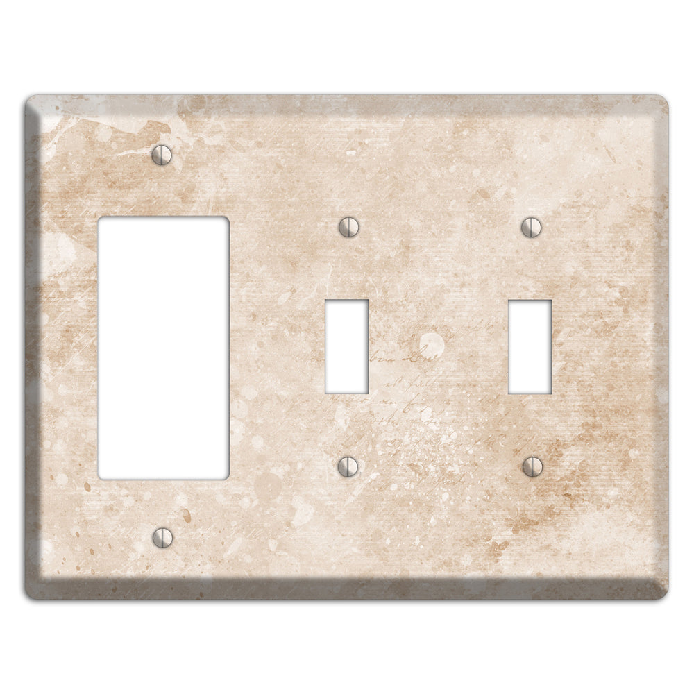Logan Whimsical Damask Rocker / 2 Toggle Wallplate