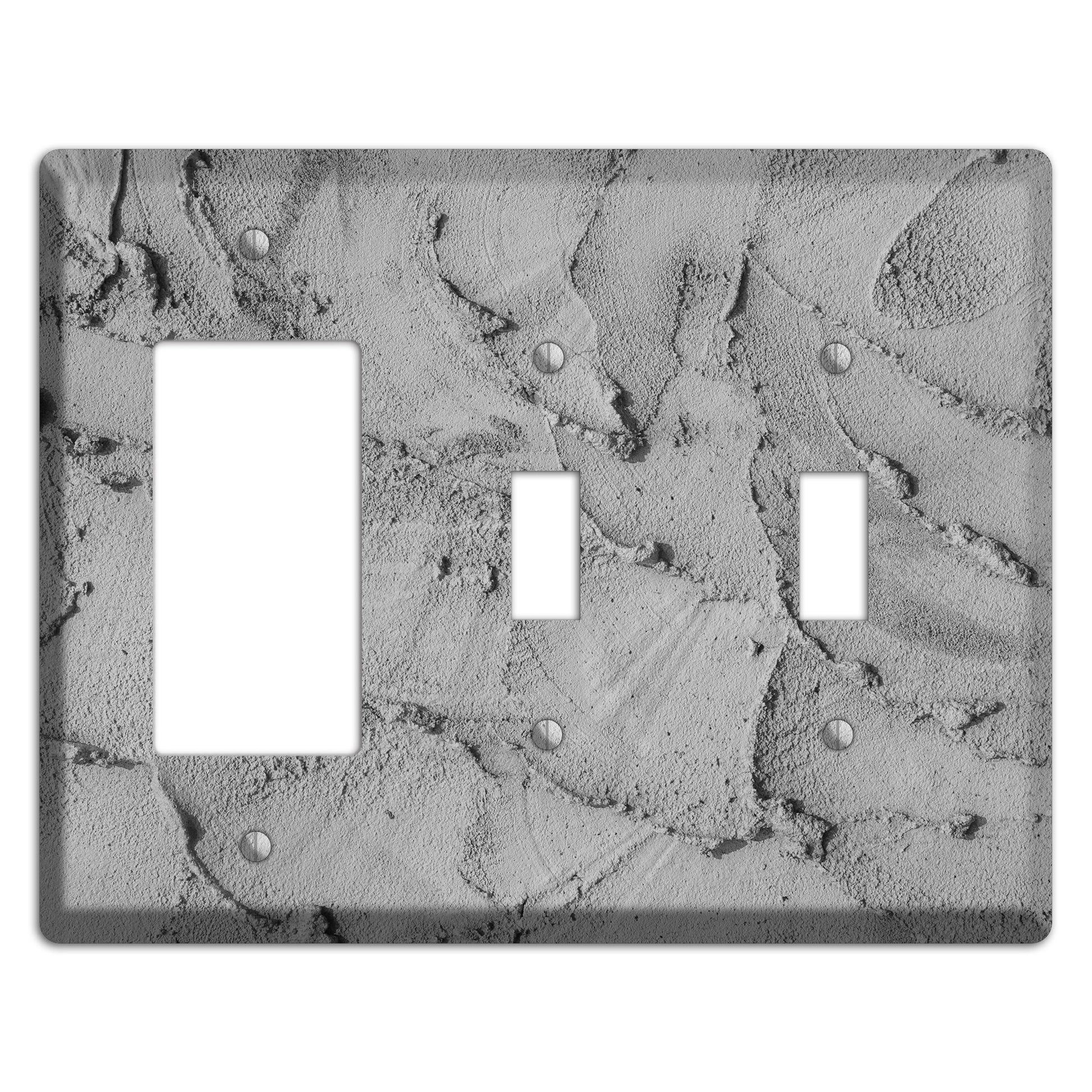 Plaster 8 Rocker / 2 Toggle Wallplate