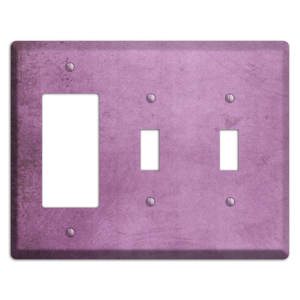 Bouquet Vintage Grunge Rocker / 2 Toggle Wallplate