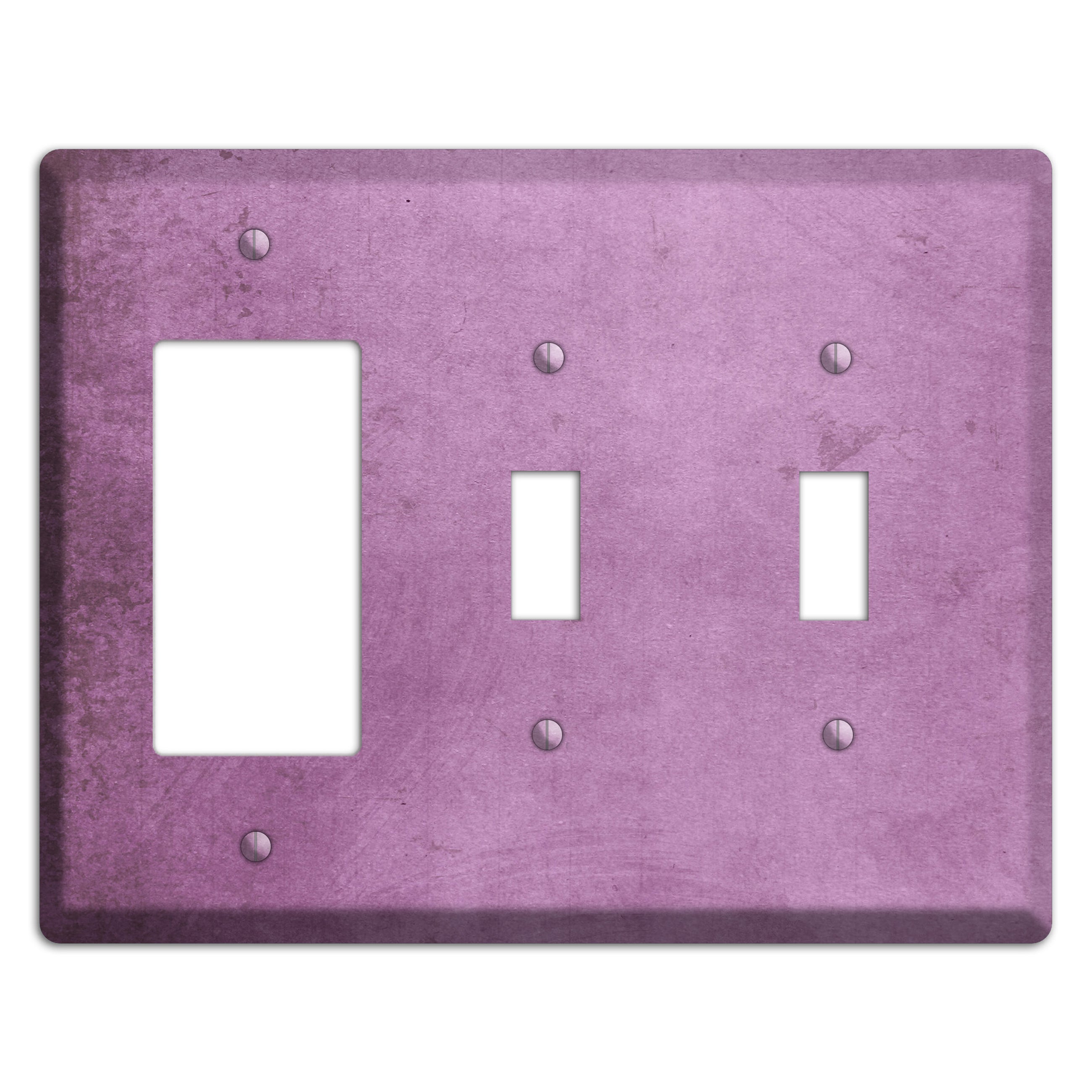 Bouquet Vintage Grunge Rocker / 2 Toggle Wallplate