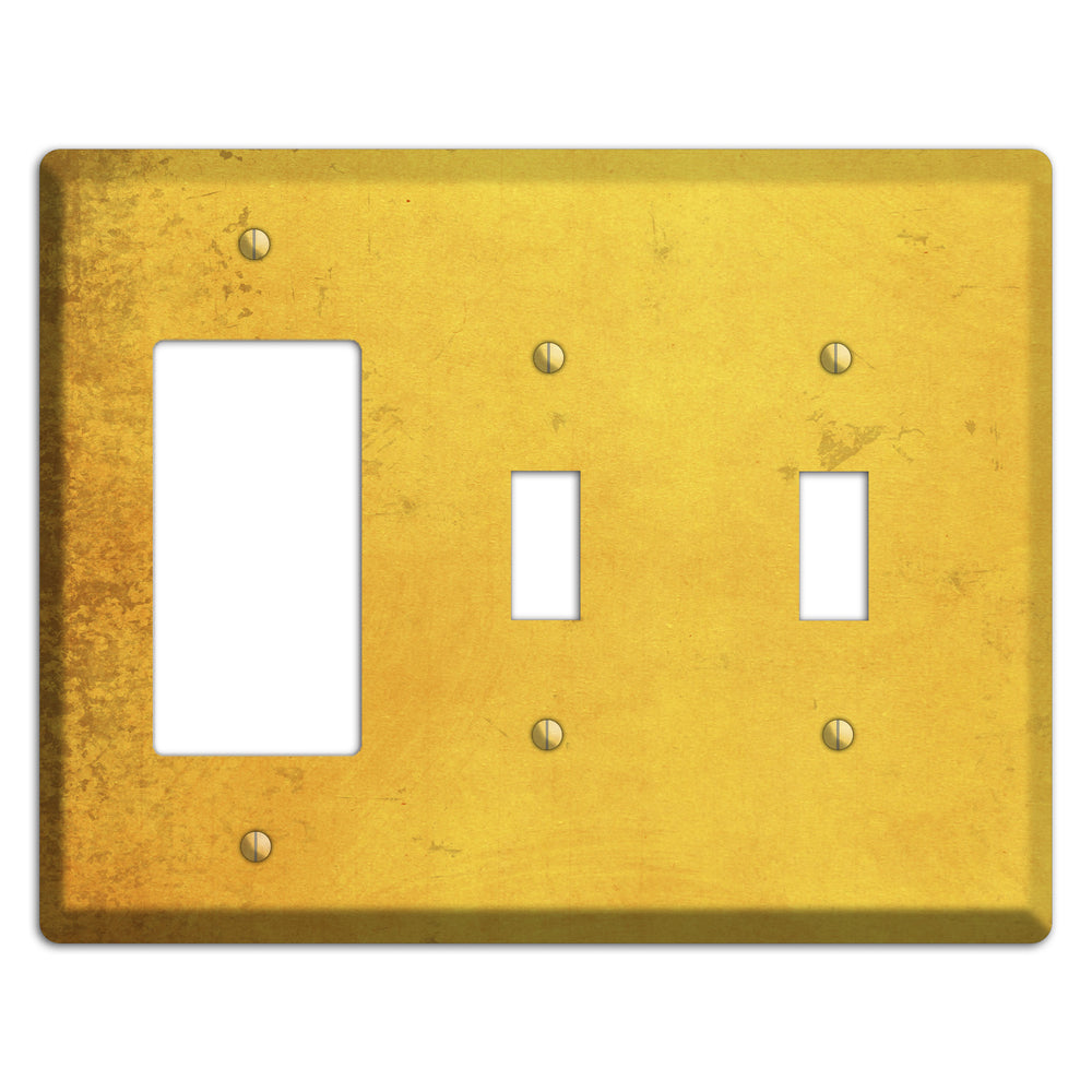 Abbey Vintage Grunge Rocker / 2 Toggle Wallplate