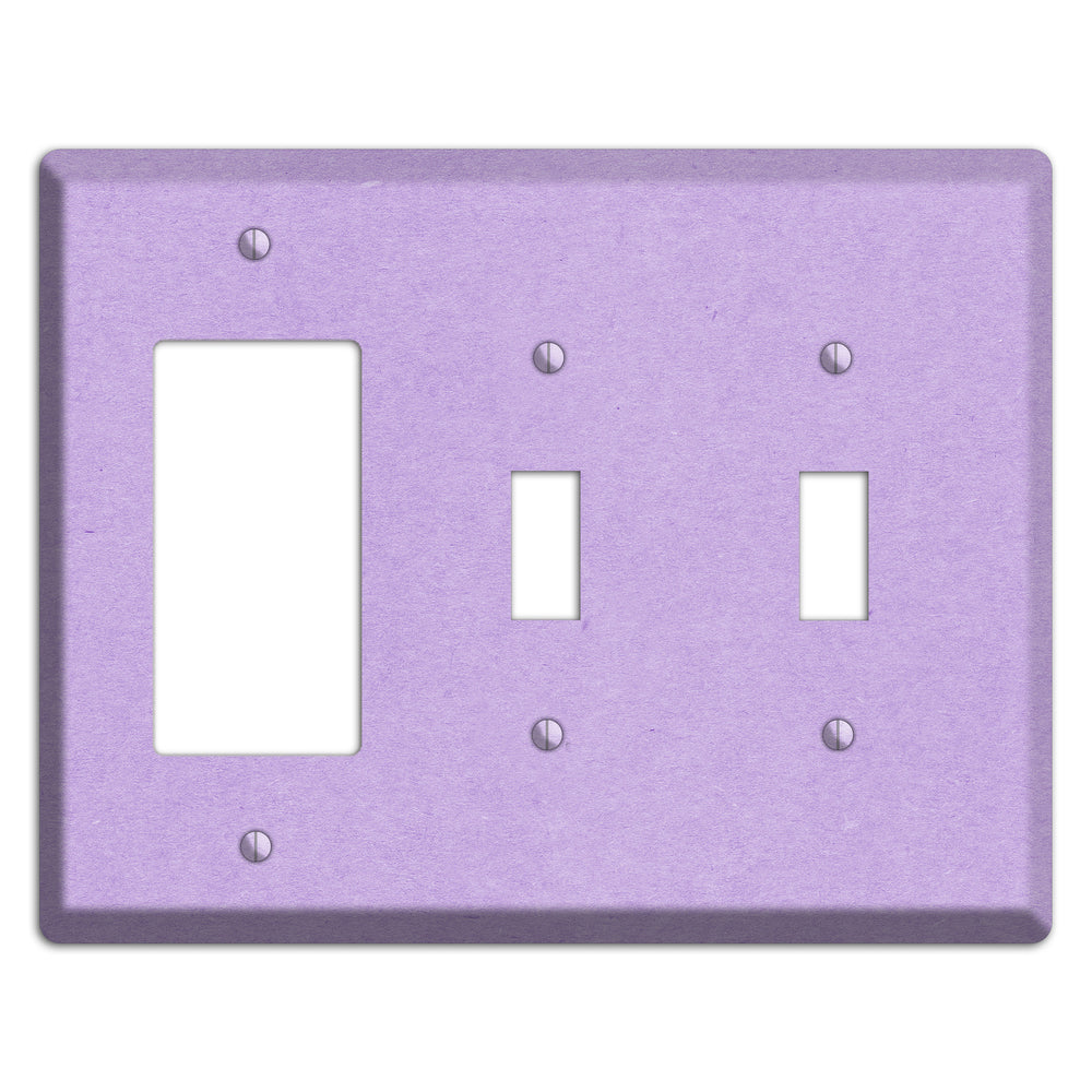 Wisteria Kraft Rocker / 2 Toggle Wallplate