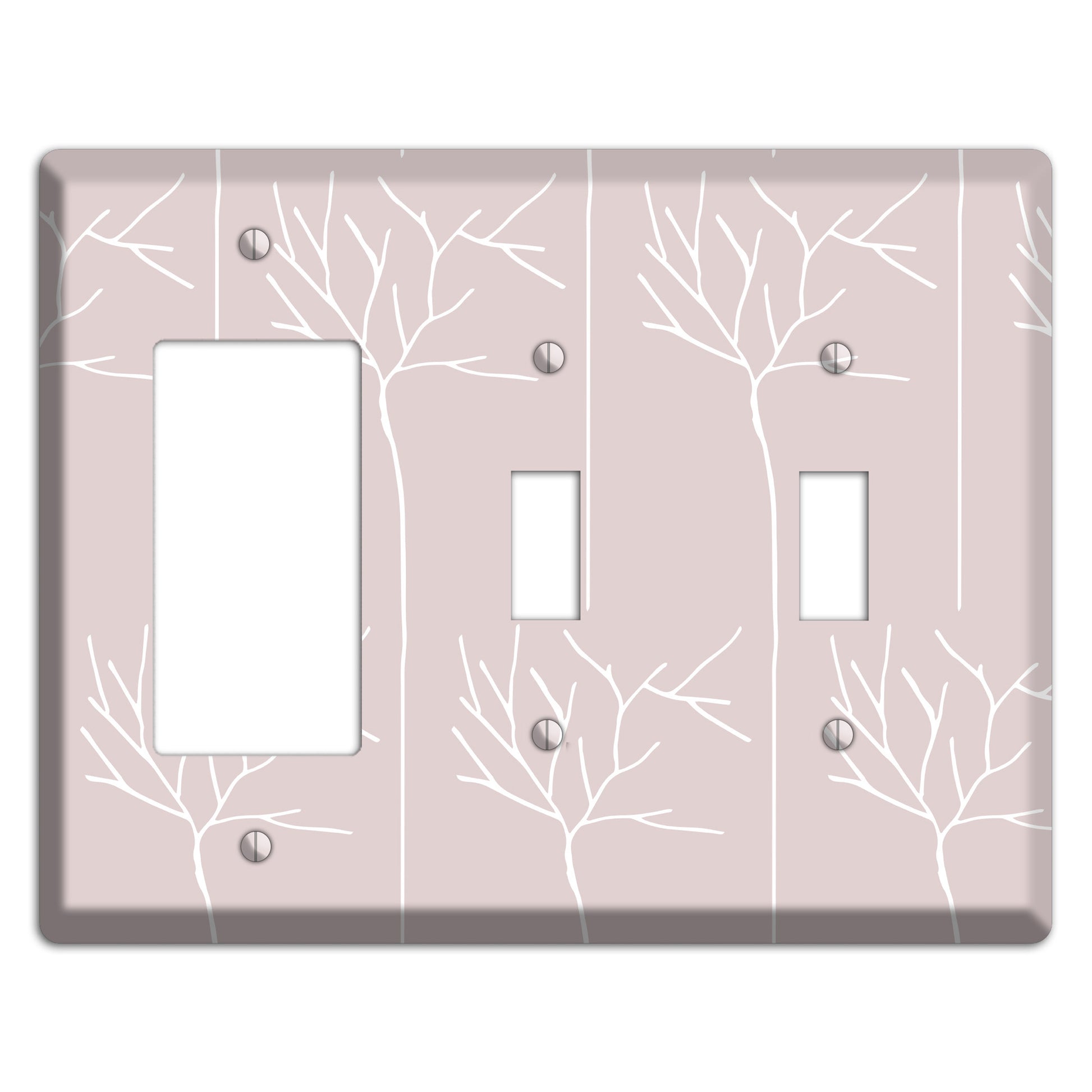 Abstract 25 Rocker / 2 Toggle Wallplate