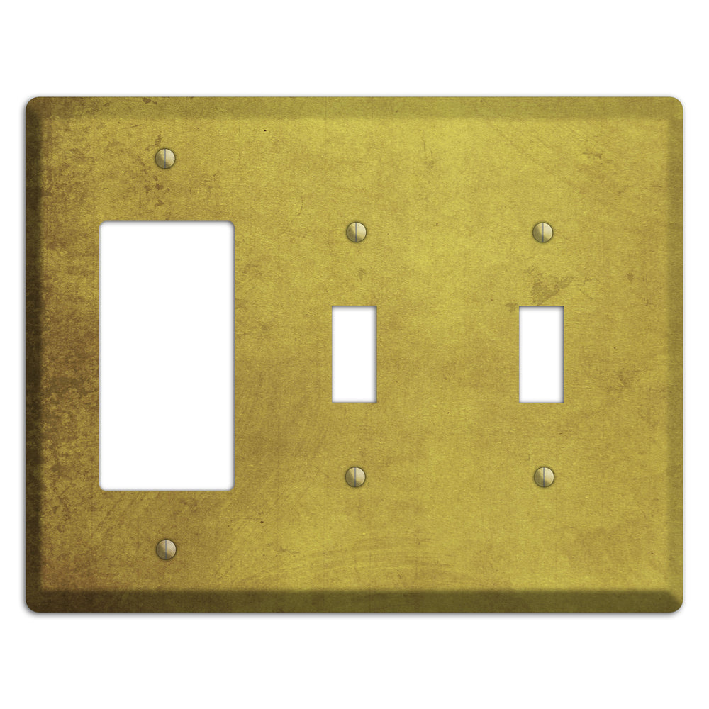 Husk Vintage Grunge Rocker / 2 Toggle Wallplate