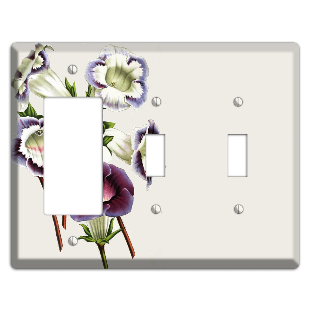 Gloxinas Rocker / 2 Toggle Wallplate