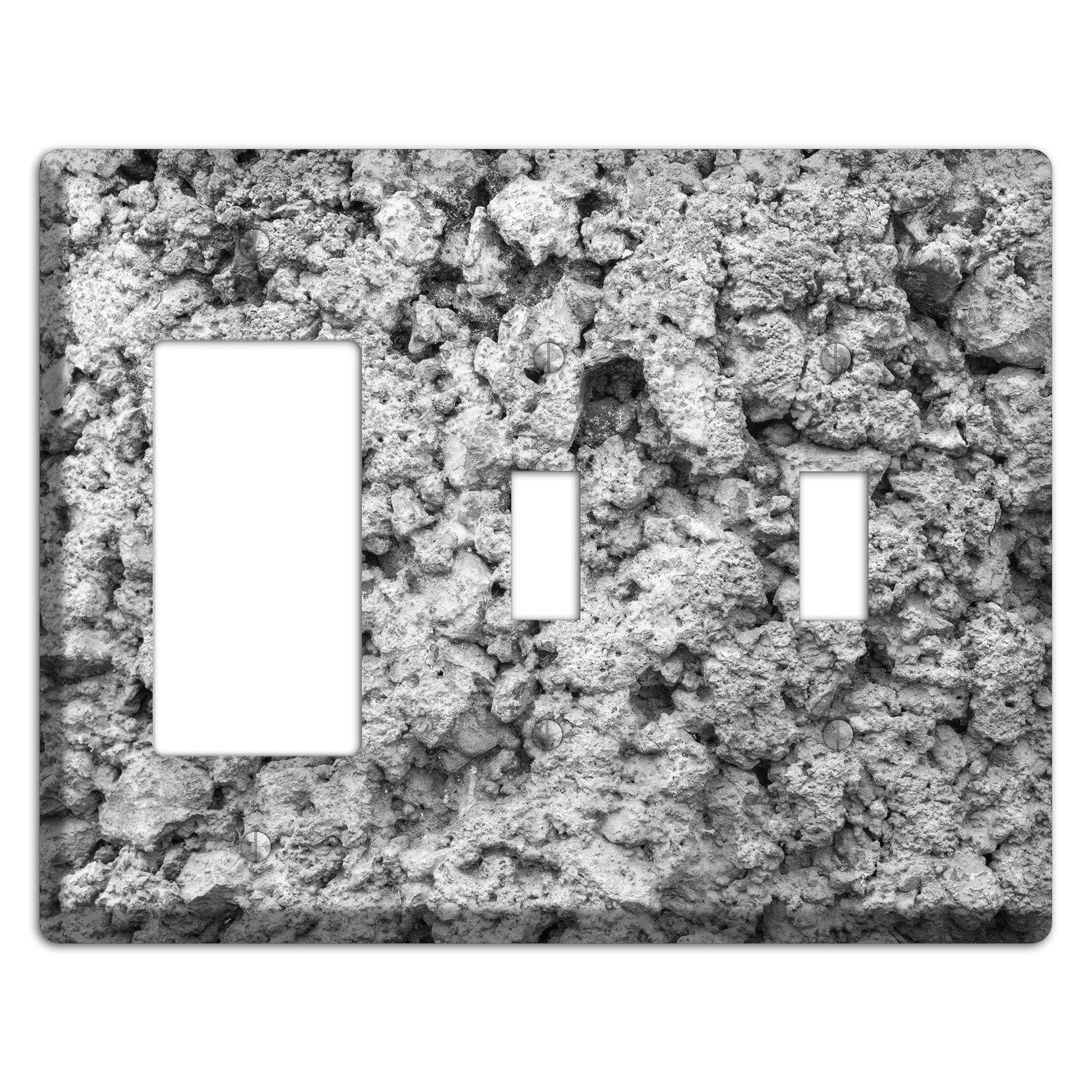 Plaster 9 Rocker / 2 Toggle Wallplate