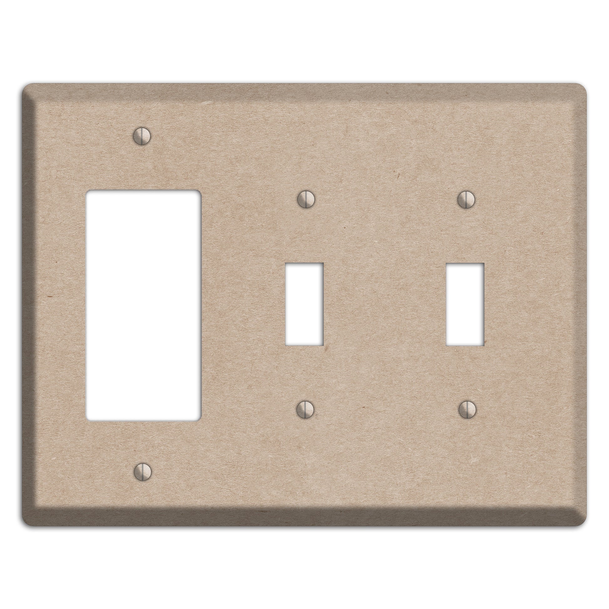 Sandrift Kraft Rocker / 2 Toggle Wallplate