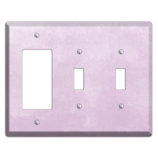 Lilac Ombre Rocker / 2 Toggle Wallplate