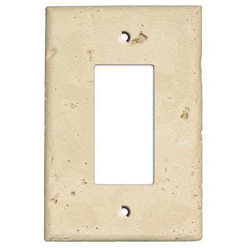 Sand Stone Single Rocker Cover Plate