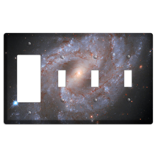 Galaxy NGC 2525 Rocker / 3 Toggle Wallplate
