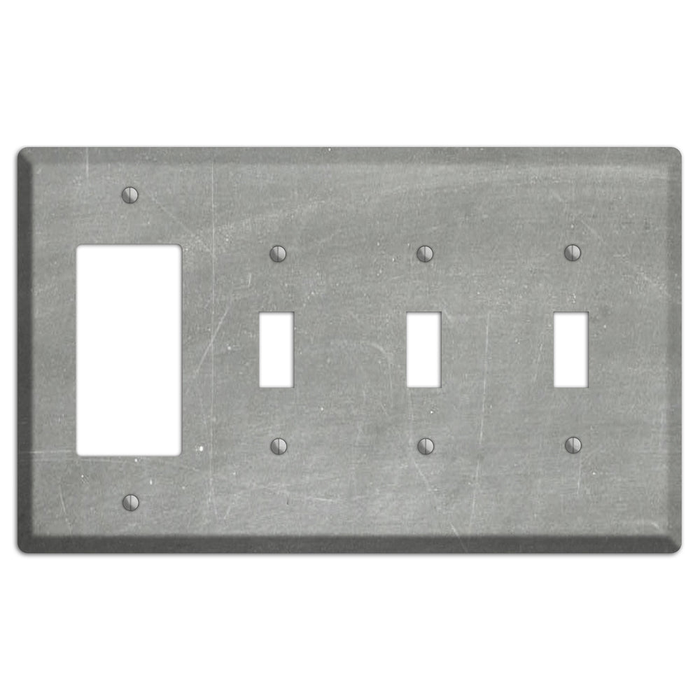Chalk Light Green Rocker / 3 Toggle Wallplate