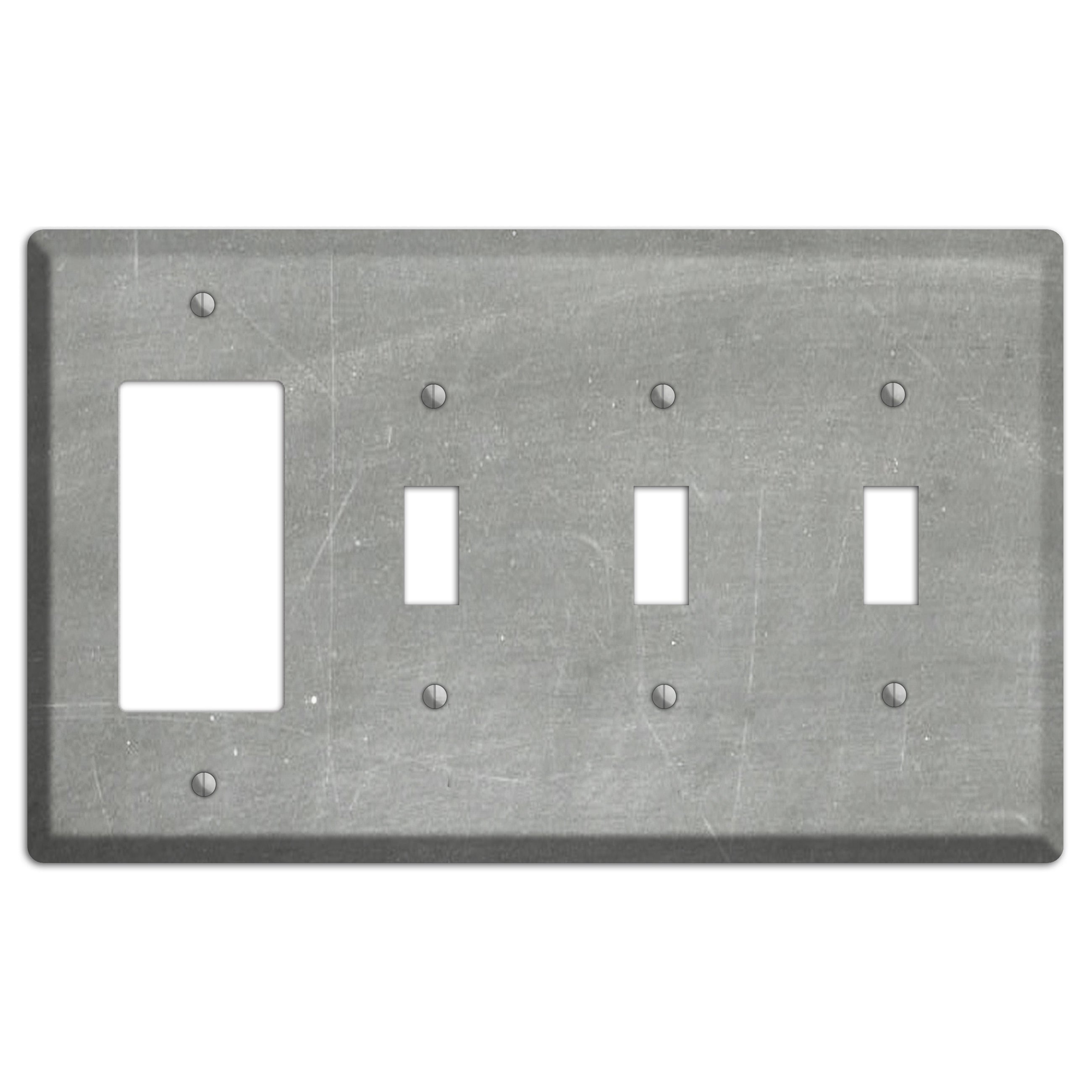 Chalk Light Green Rocker / 3 Toggle Wallplate