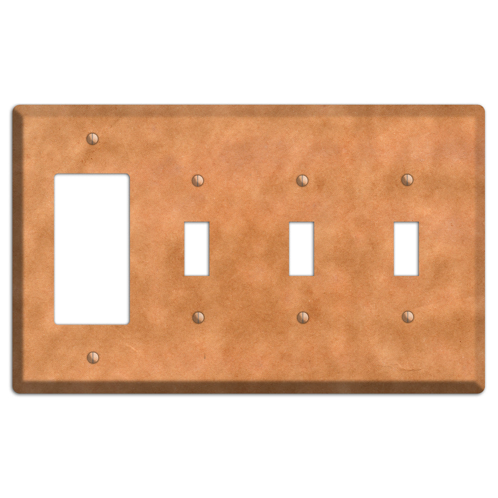 Aged Paper 8 Rocker / 3 Toggle Wallplate