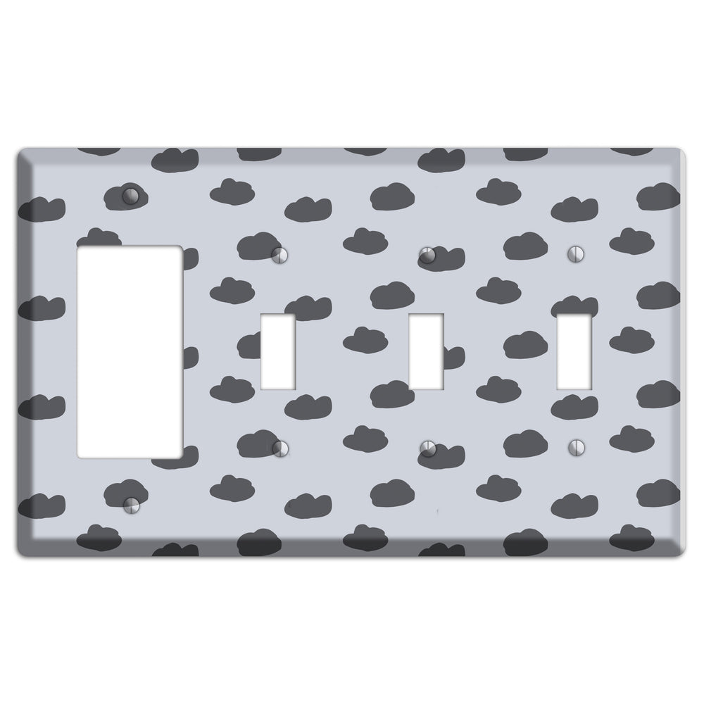 Abstract 14 Rocker / 3 Toggle Wallplate