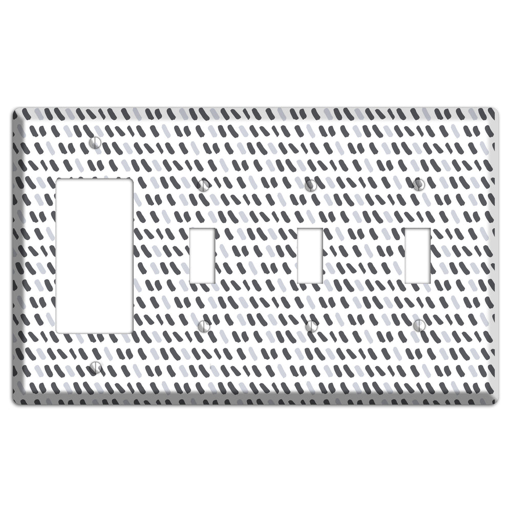 Abstract 7 Rocker / 3 Toggle Wallplate