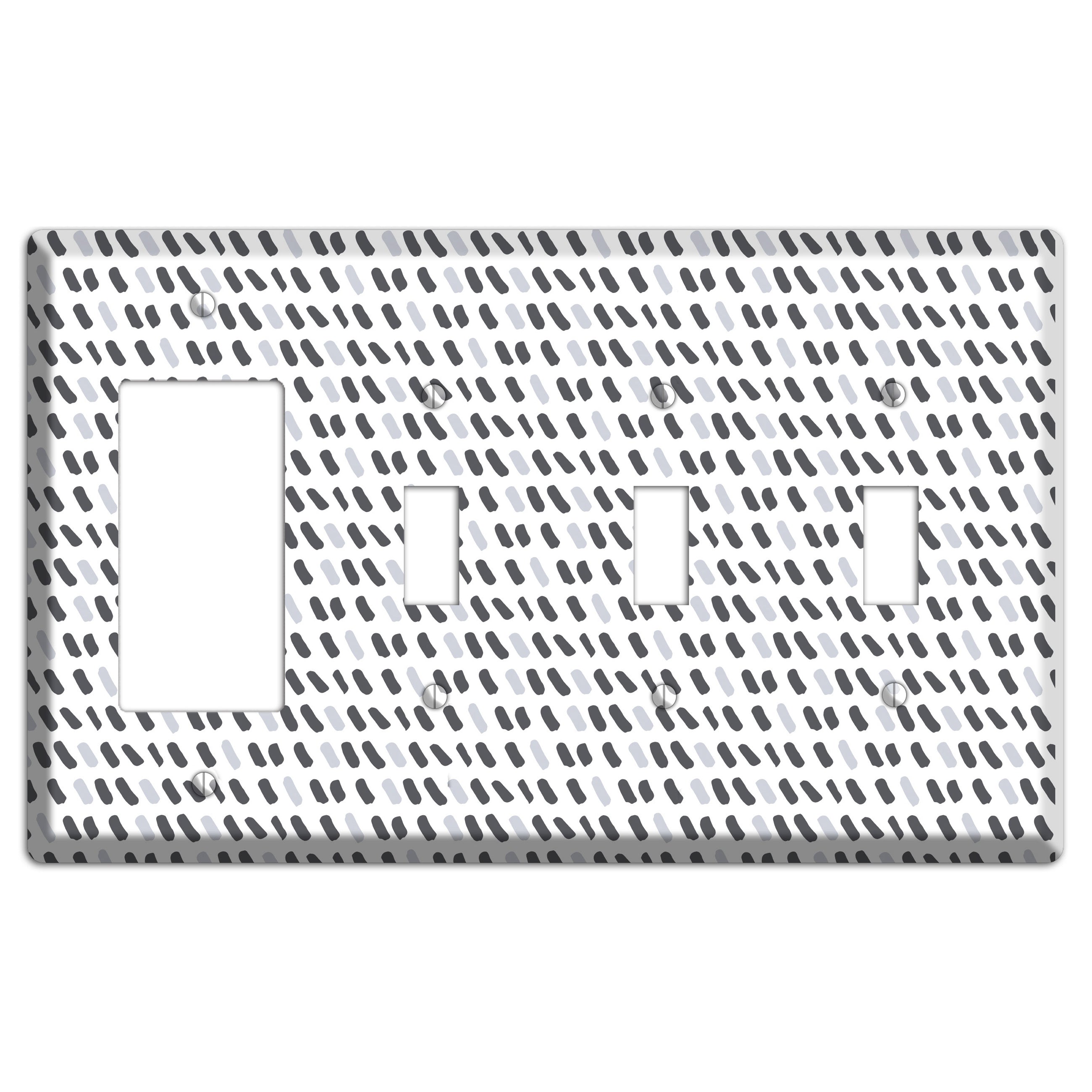 Abstract 7 Rocker / 3 Toggle Wallplate