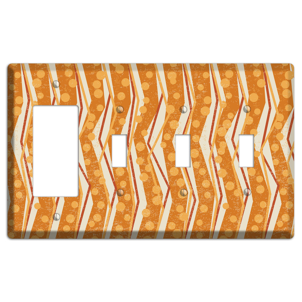 Autumn in New York Rocker / 3 Toggle Wallplate