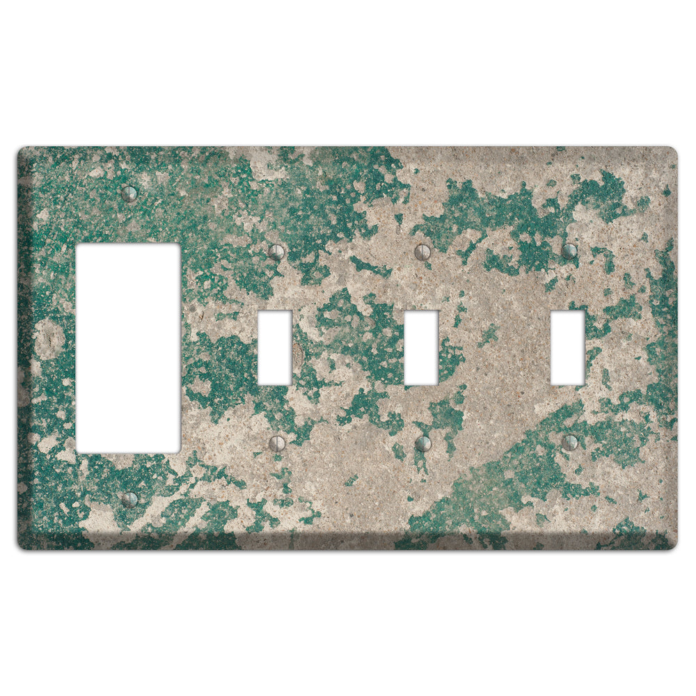 Verde Concrete Rocker / 3 Toggle Wallplate
