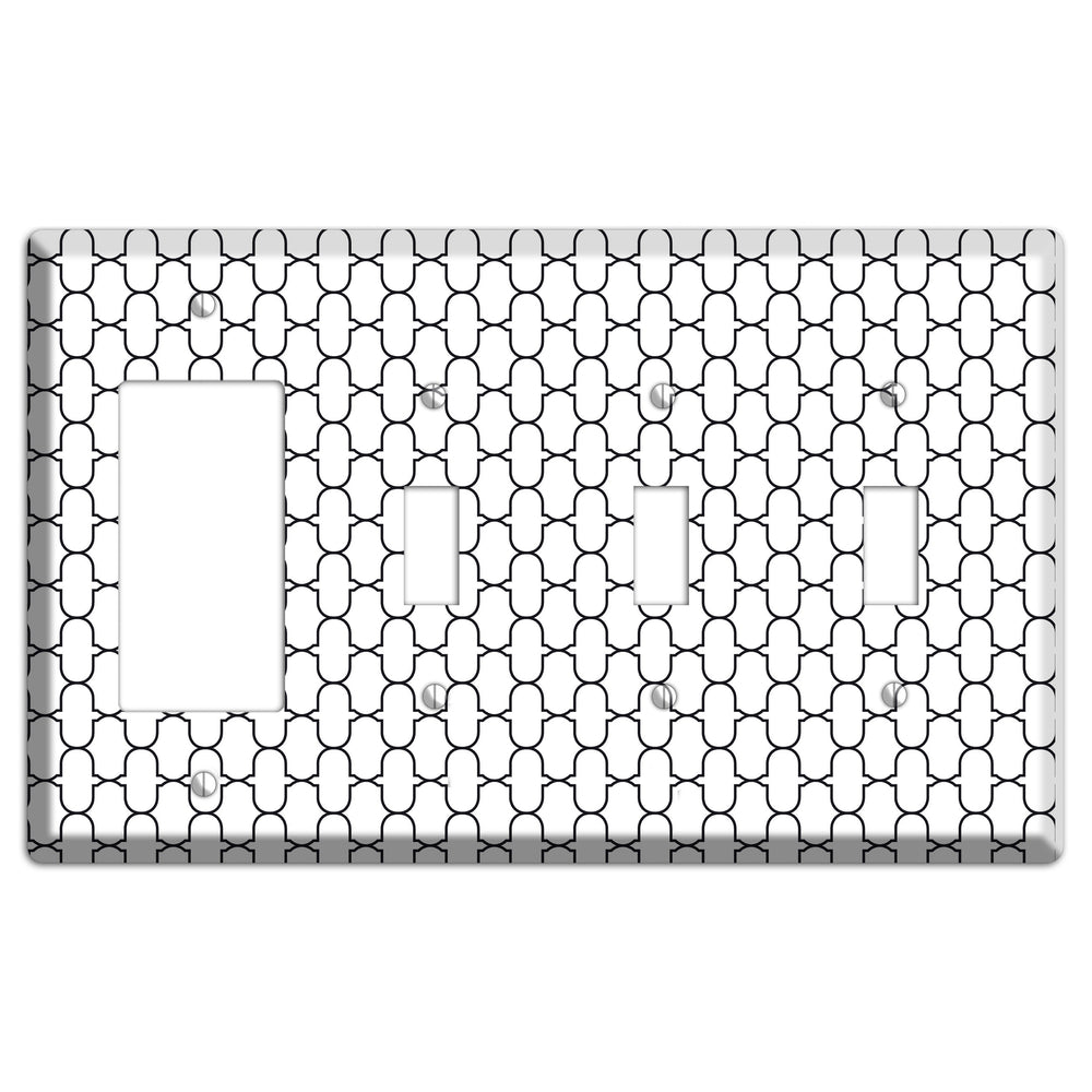 Moroccan 13 Rocker / 3 Toggle Wallplate
