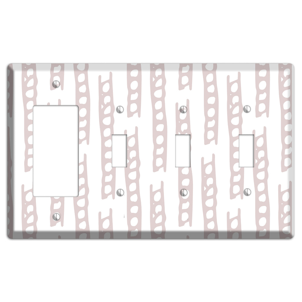 Abstract 27 Rocker / 3 Toggle Wallplate