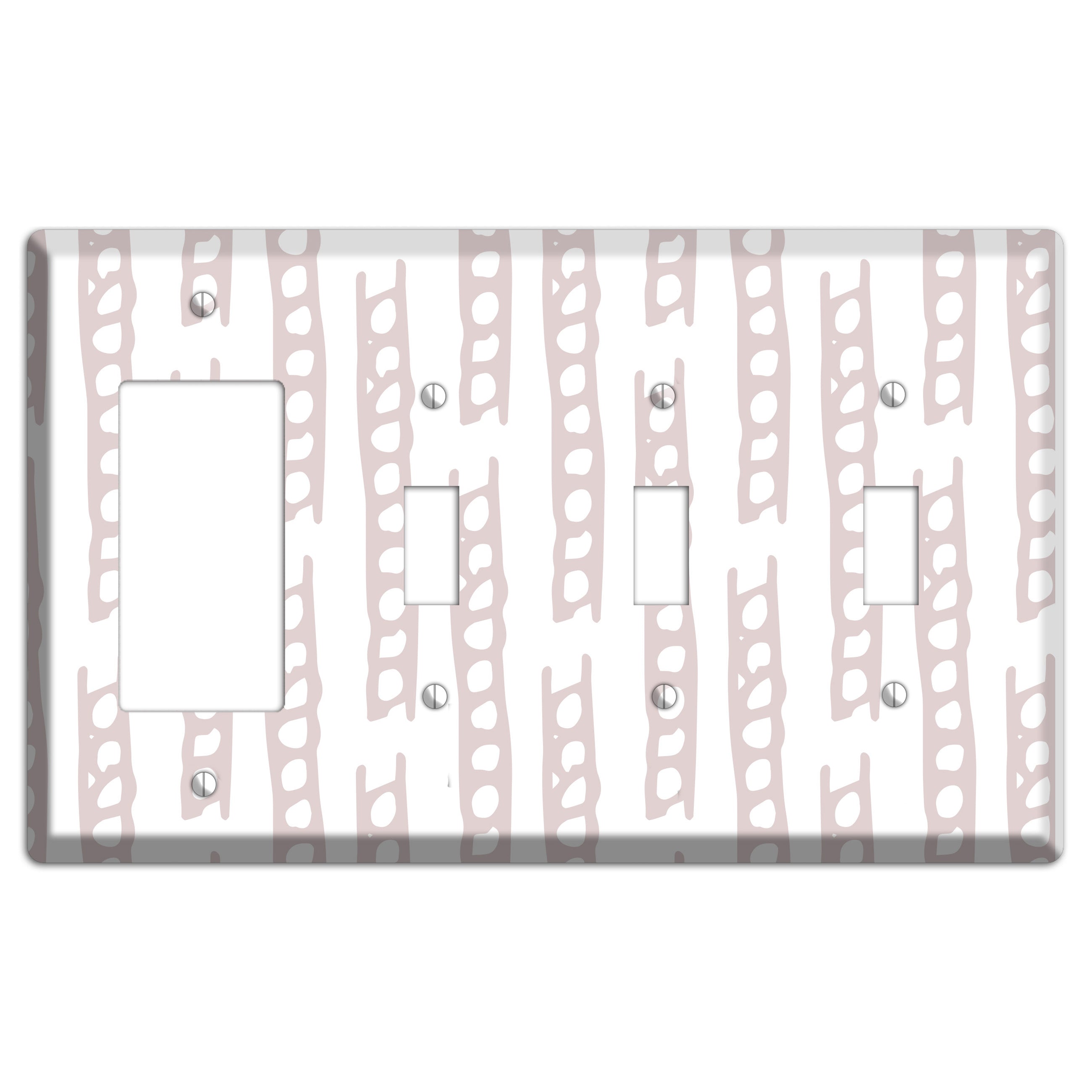 Abstract 27 Rocker / 3 Toggle Wallplate