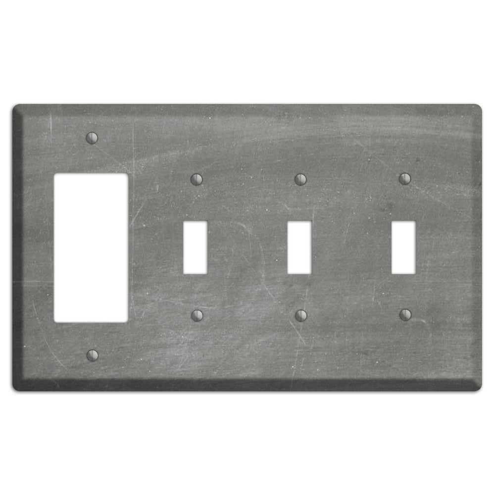 Chalk Green Rocker / 3 Toggle Wallplate