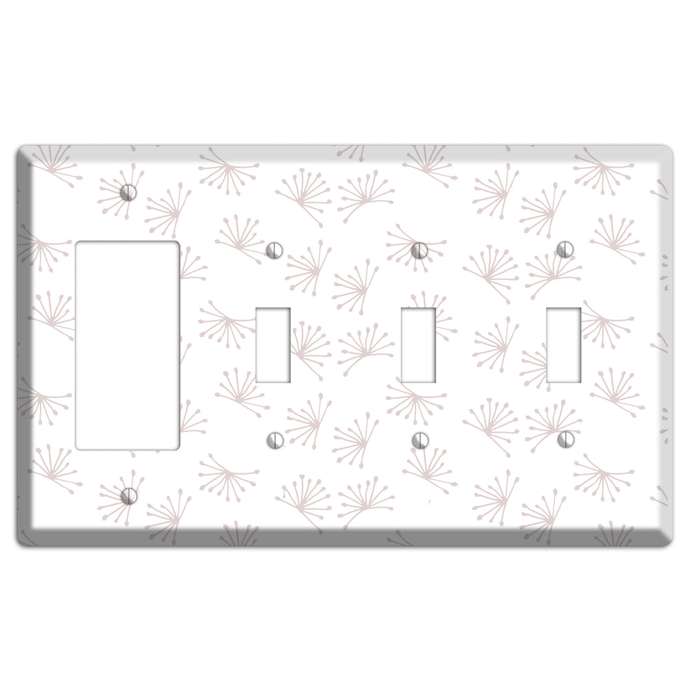 Abstract 2 Rocker / 3 Toggle Wallplate